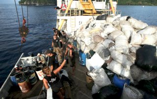 Faico lleva a cabo limpieza de residuos acumulados en la Isla del Coco, Costa Rica