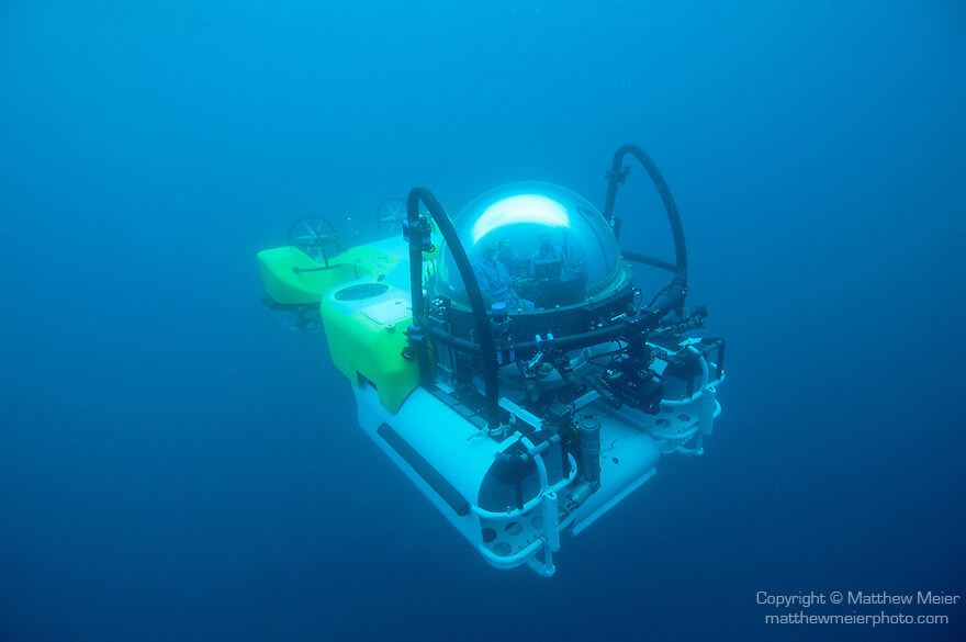 Submarino en Isla del Coco