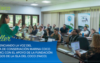 Potenciando la voz del Área de Conservación Marina Coco (ACMC) con el apoyo de la Fundación Amigos de la Isla del Coco (FAICO)